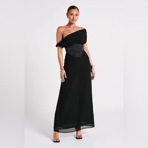 Courtney Chiffon Maxi Dress from Meshki